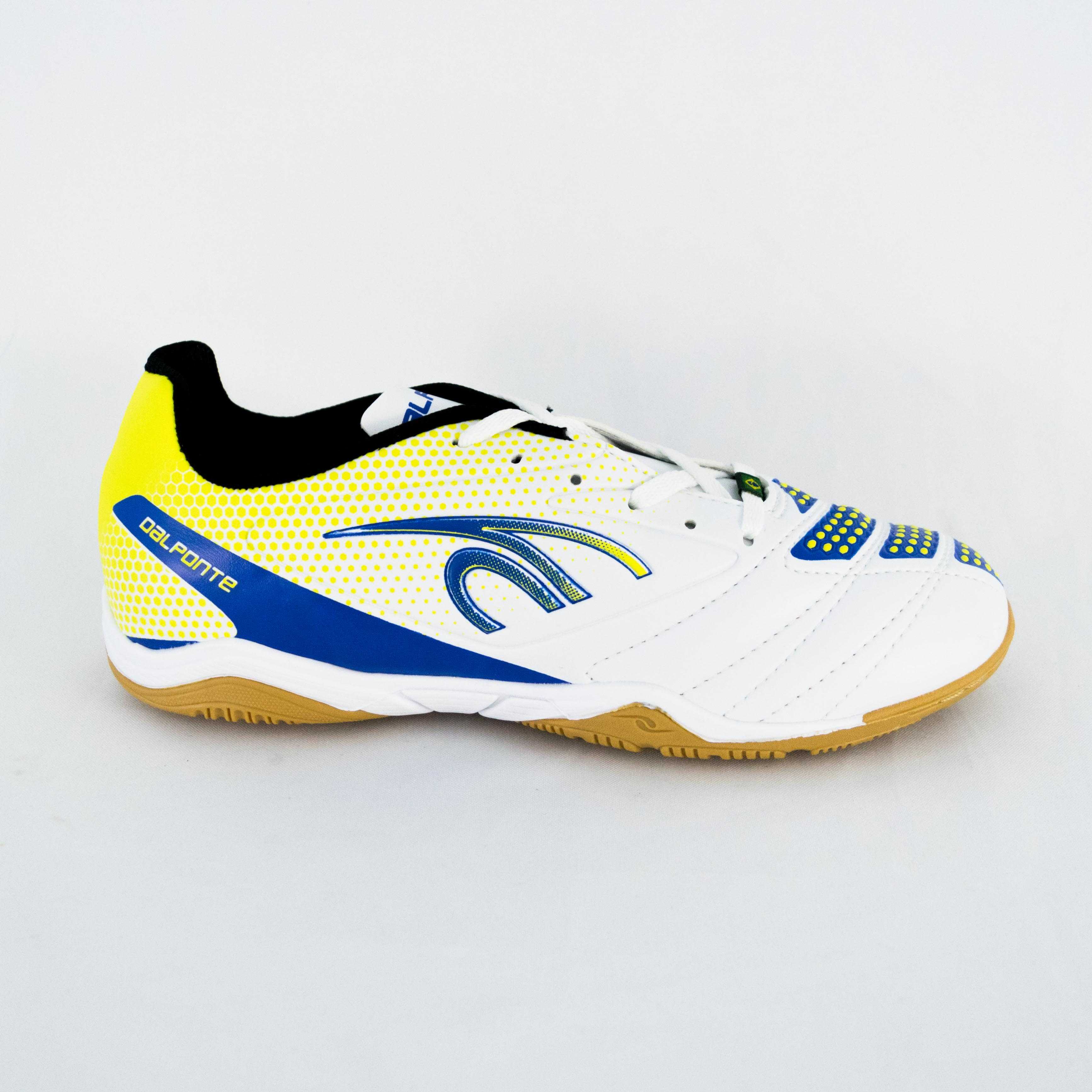 Tênis DalPonte 834170013 Futsal Twister Branco/Azul Islen Calçados